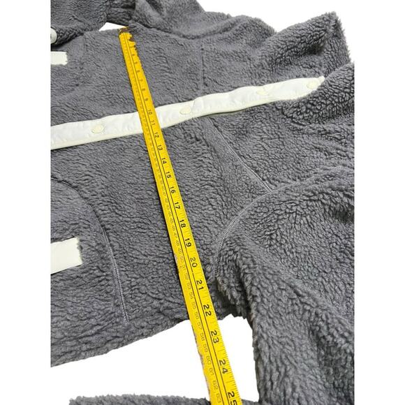 L.L. Bean Women’s Sherpa Fleece Jacket - Two Tone Button Up - size L - Picture 7 of 9